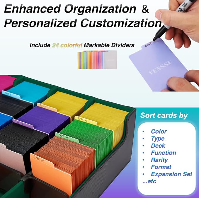 Venssu Card Storage Box For Trading Cards - Image 3