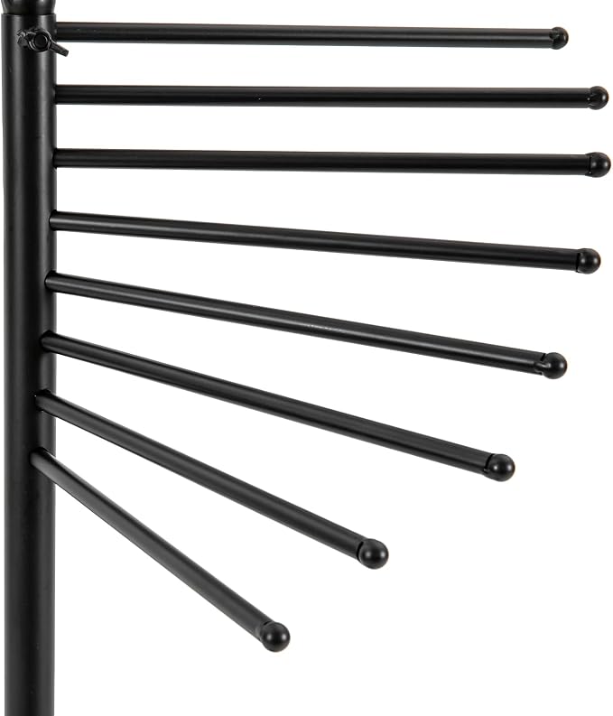 Scarf Display Stand 67" Spiral Scarf Holder Scarf Organizer Hijab Organizer - Image 9