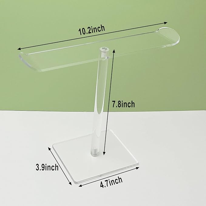 Bigfety Acrylic Headband Holder, Hair Accessories Organizer Clear Stand - Image 3