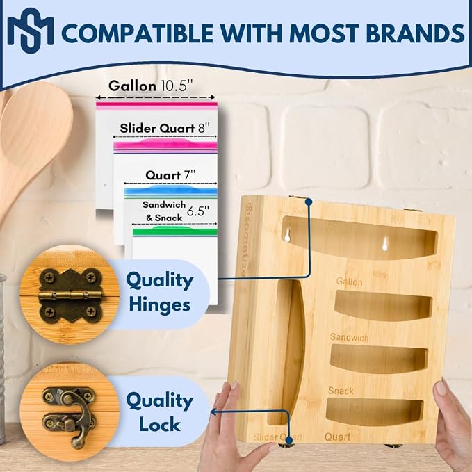 Storage Bag Holder, Baggie Organizer - Image 5
