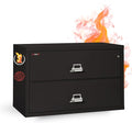 Fireking Fireproof Lateral File Cabinet, 27.75" H x 44.5" W x 22.13" D by FireKing