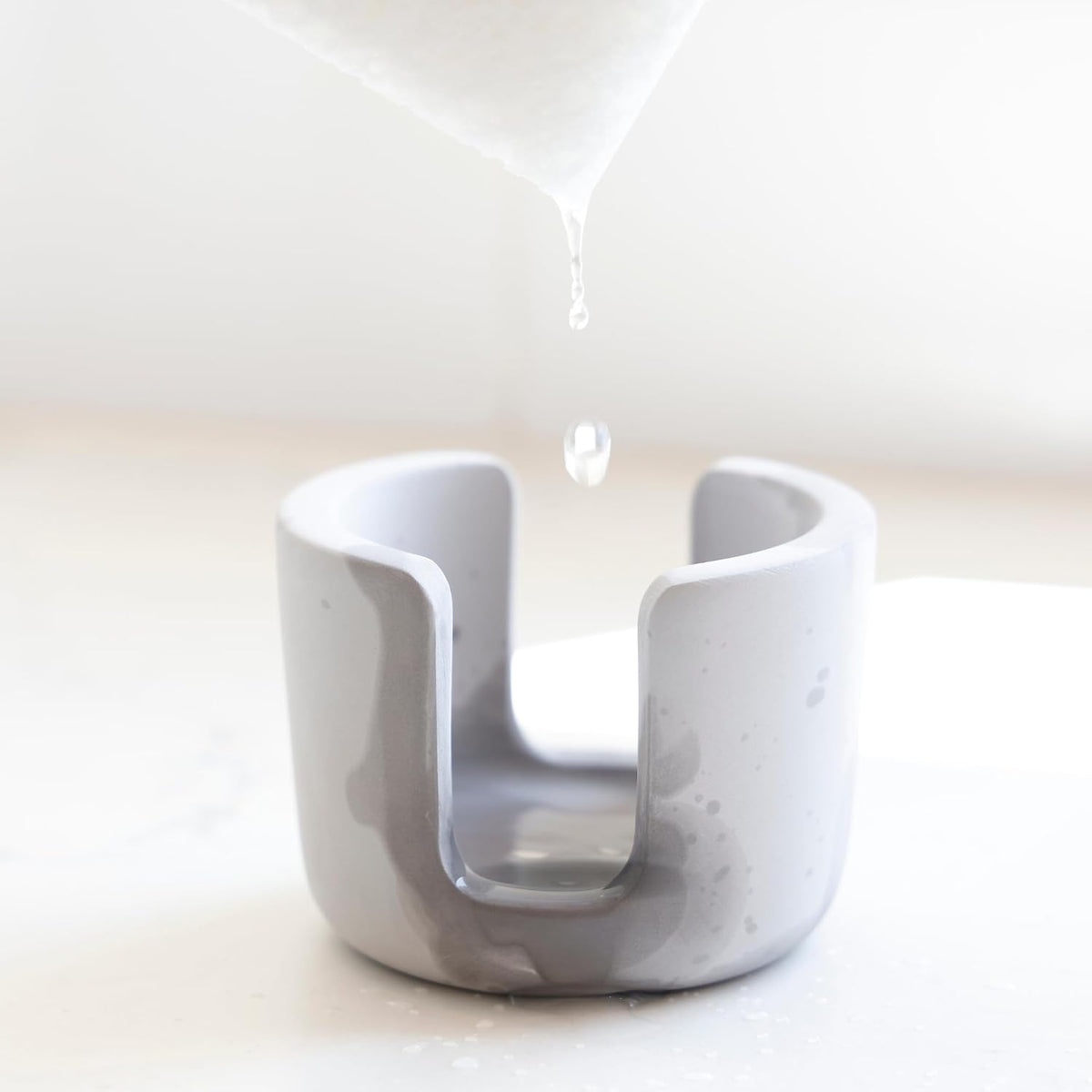 Diatomaceous Earth Sponge Holder - Drying Rack, Absorbent Stone