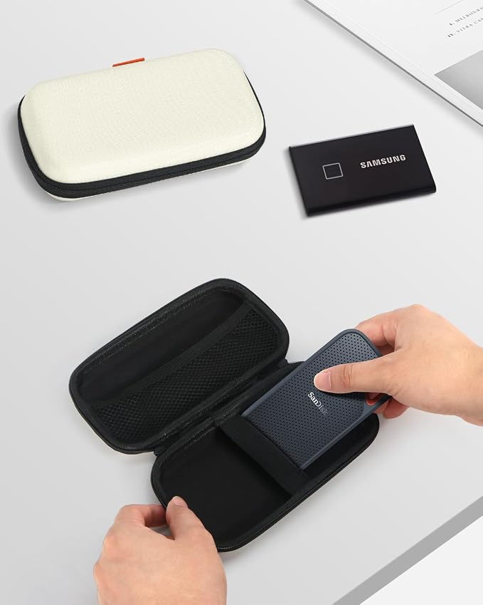 GLCON Off White Small Travel Electronic Organizer Case - Image 7