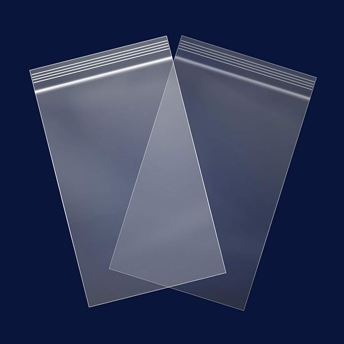 iMailer - 500 Count - 3" x 5" Small Zip Bags - Plastic Zip Poly Bags 2 Mil by iMailer
