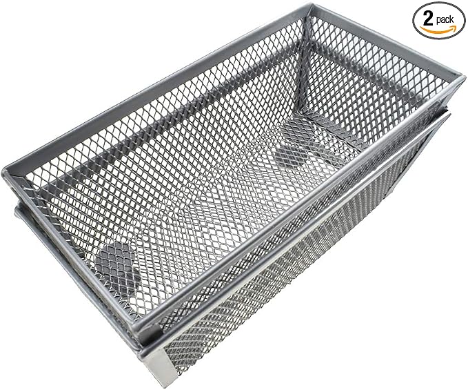 HAHIYO Stackable Mesh Tray Cup 6 x 3 x 2 inches Sturdy Container by HAHIYO
