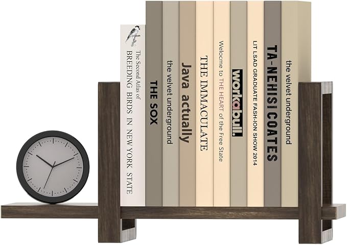 Adjustable Desktop Bookshelf, Retro Tabletop Bookshelf, Desk Shelf by Soultopxin