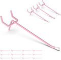 HUHOLE Pegboard Hooks 4 Inch 50PC, Fit 1/4" or 1/8" Pegboard, Ideal Peg Board by HUHOLE