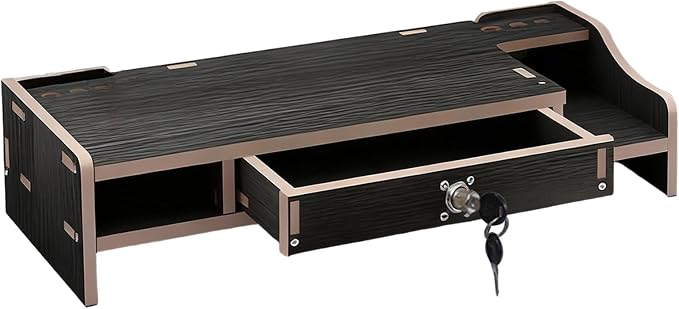 Monitor Riser - Wooden Desktop Organizer Shelf - Desktop Organizer - by Unknown