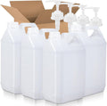1 Gallon Plastic F-Style Jug (4-Pack) Reusable Food-Safe, Heavy-Duty