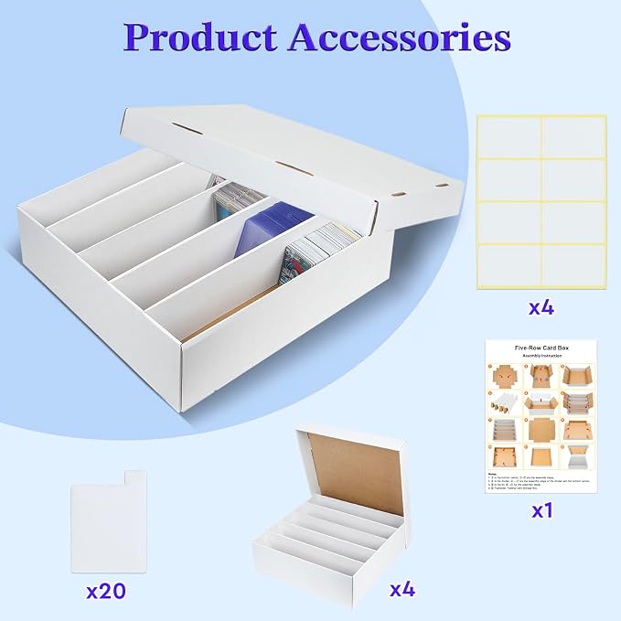 4 Pack Trading Card Storage Box - Image 4