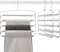TOPIA HANGER Pants Hangers Space Saving, Non-Slip Foam Padded Organizer Hanger by TOPIAHANGER