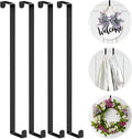 Over The Door Hooks 14”, 4 Pack Upgraded Widen Hanger Hook Fits 1-3/4” & by BoodaBrand