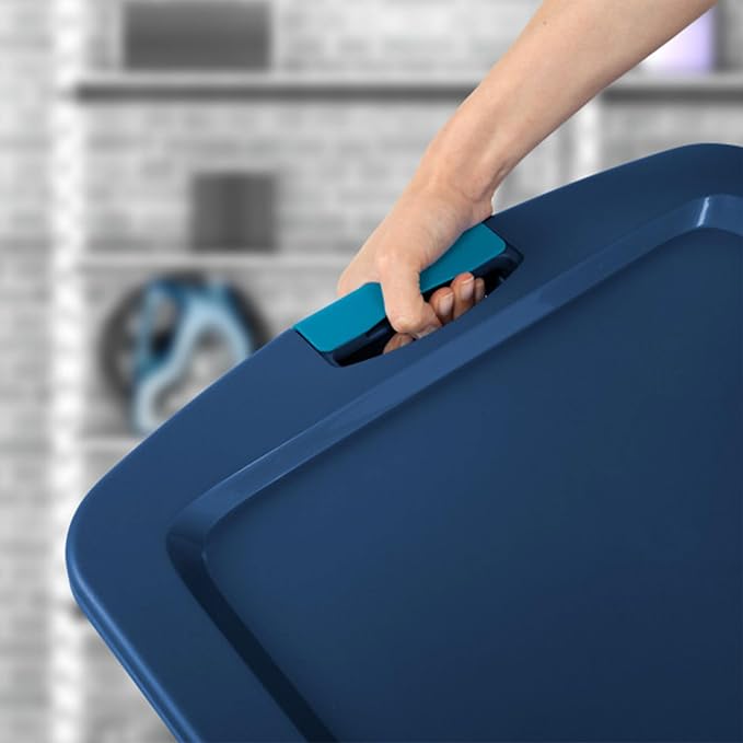 Sterilite 18 Gal Latch and Carry, Stackable Storage Bin - Image 5