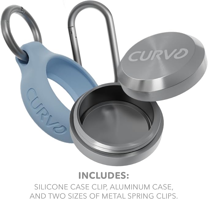 CURVD Premium Carrying Case – Durable Travel Keychain Container, Medicine Pill - Image 2