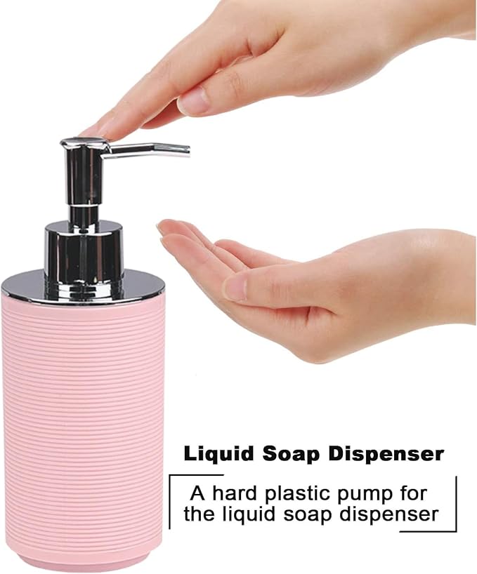 CERBIOR Bathroom Accessories Set Bath Ensemble Includes Soap Dispenser - Image 4