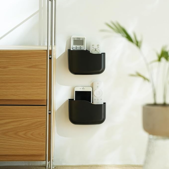 SUNFICON Wall Mount Remote Control Holders 3 Pack Adhesive Media Player - Image 5