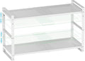 Expandable Shoe Rack Stackable Metal Pantry Storage Shelves Stand Adjustable by Goodqualityproducts