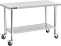 DuraSteel 30x60 NSF Stainless Steel Cart by DuraSteel