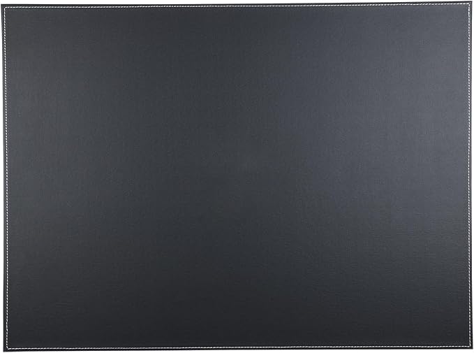 KINGFOM Desk Pad & Mat 24" x 18" Protector Large Mouse Pad PU Leather by KingfomLeatherHomeOfficeDecor