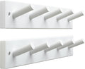 SKOLOO Wooden Wall Mounted Coat Rack, 5 Pegs Bamboo Wall Hook by SKOLOO