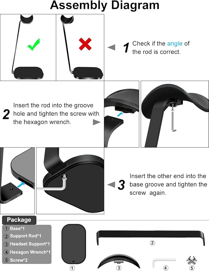 VICHYIE Headphone Stand for AirPods Max, Headset Holder - Image 7