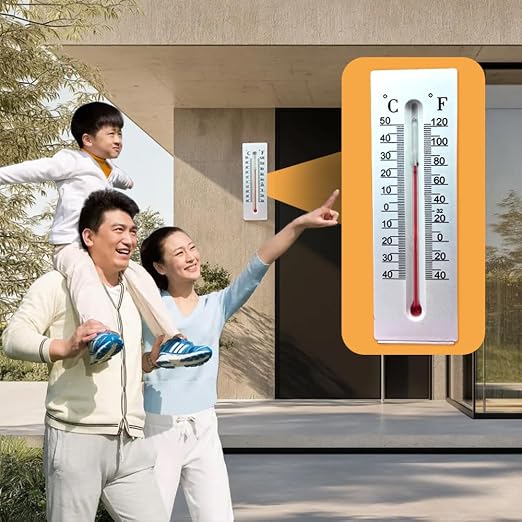 Hidden Key Outdoor Thermometer Decorative Key Hider Discreet Small Storage Box - Image 6