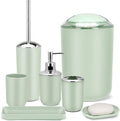 IMAVO Bathroom Accessories Set,Green Bathroom Set,7 Pieces Bathroom