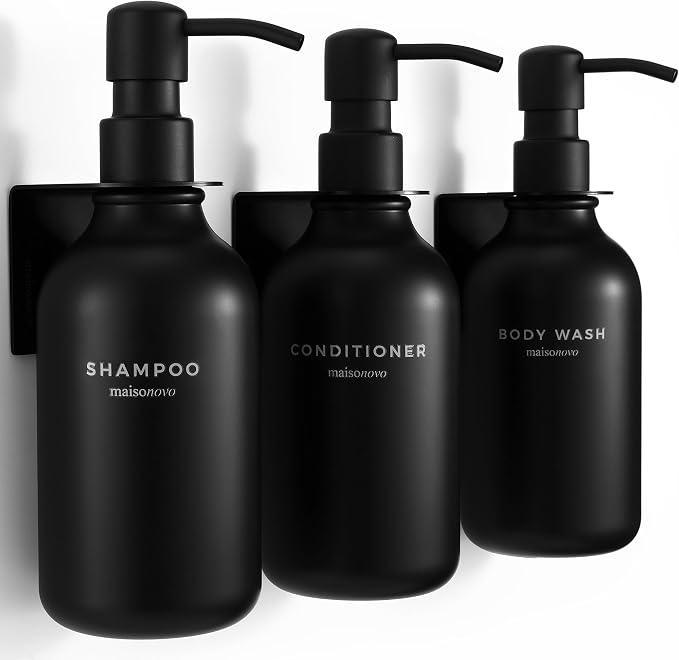 MaisoNovo Shampoo and Conditioner Dispenser by MaisoNovo-TheArtofSustainableLiving