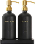 Soap Dispenser Bathroom Set, Hand and Lotion Dispenser by PrusWaso