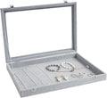 Wudygirl Velvet Jewelry Organizer Empty Jewelry Tray Organizer Jewelry Box by Wudygirl