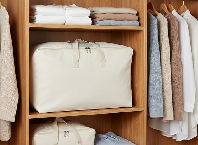 Soft Large Canvas Storage Bags - Image 6