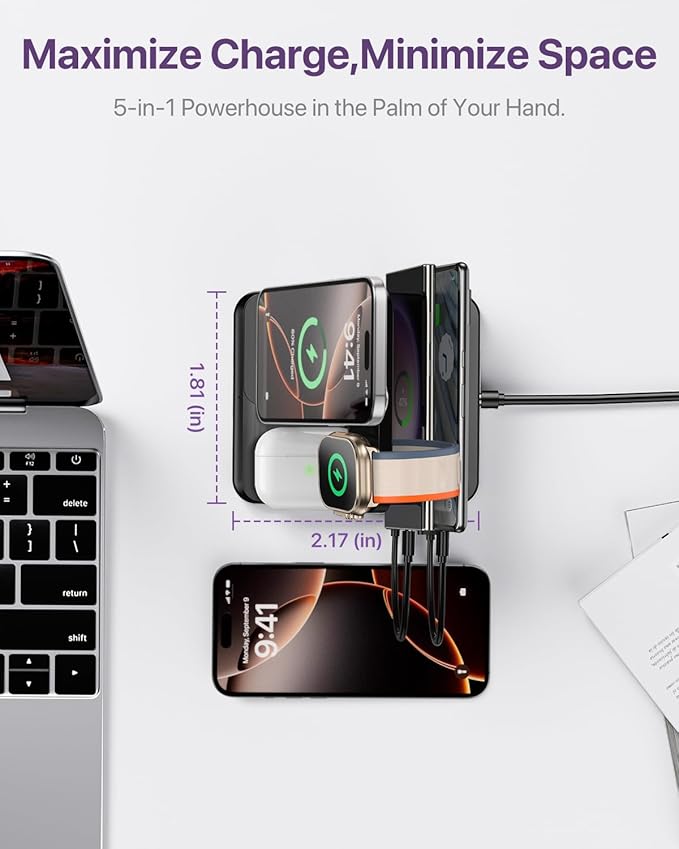 Intoval 5-in-1 Charging Station, - Image 3
