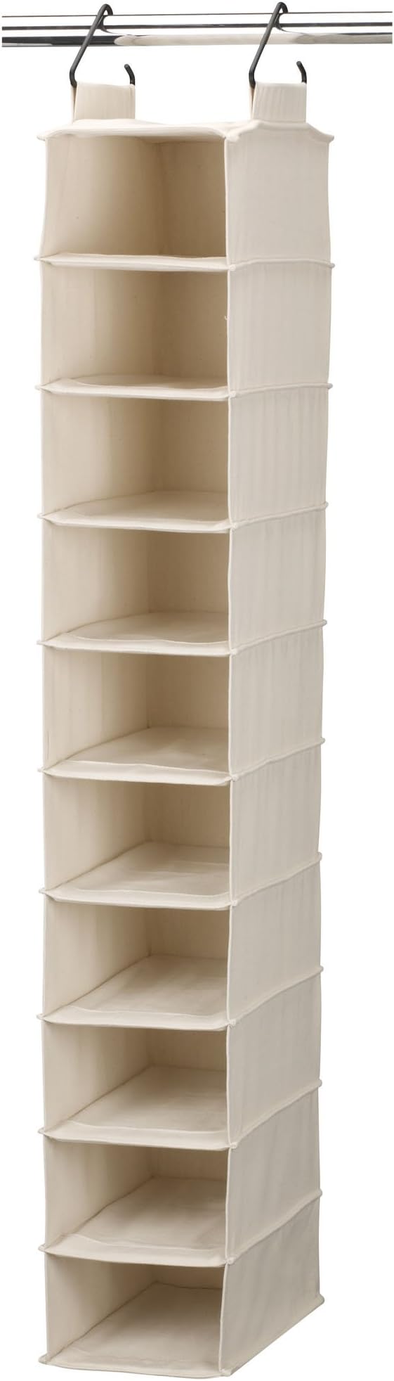 Household Essentials Hanging Shoe Organizer, 10 Wide Cubbies by HouseholdEssentials