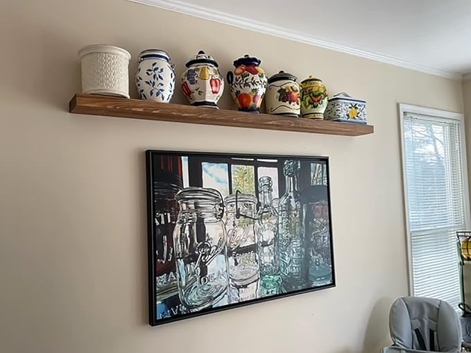 joelsantiques 60 Inch Wooden Floating Shelves - Image 9