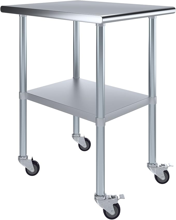 AmGood 24" Long x 30" Deep Stainless Steel Table by AmGood