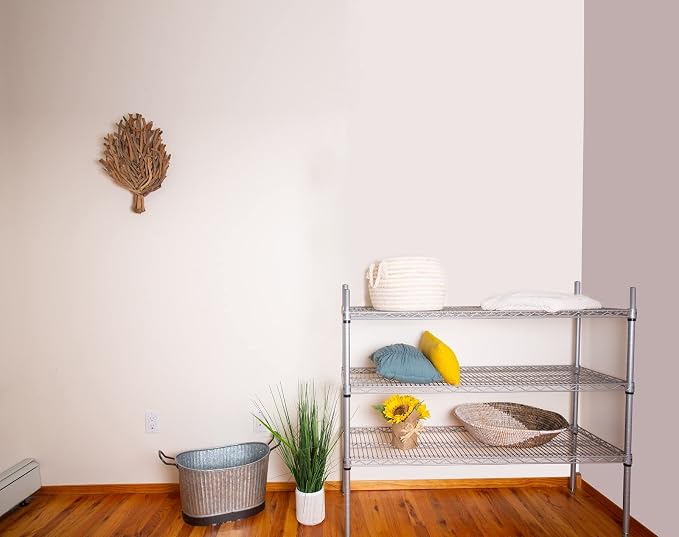 Omega 18" Deep x 42" Wide x 36" High 3 Tier Gray Starter Shelving Unit - Image 2