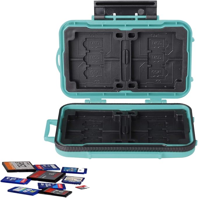 LYNCA 24 Slots Camera Memory Card Case Holder Water-Resistant Anti-Shock SD - Image 4