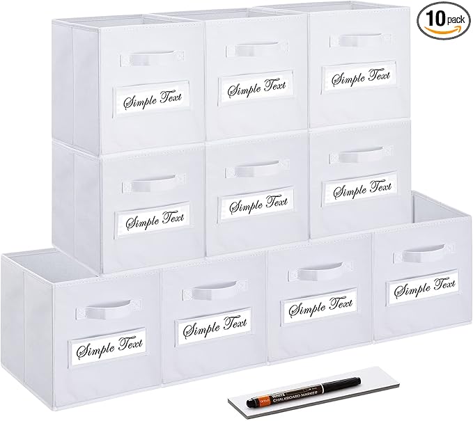 artsdi Fabric storage cubes 11 Inch Cube Storage Bin, cube storage by Artsdi