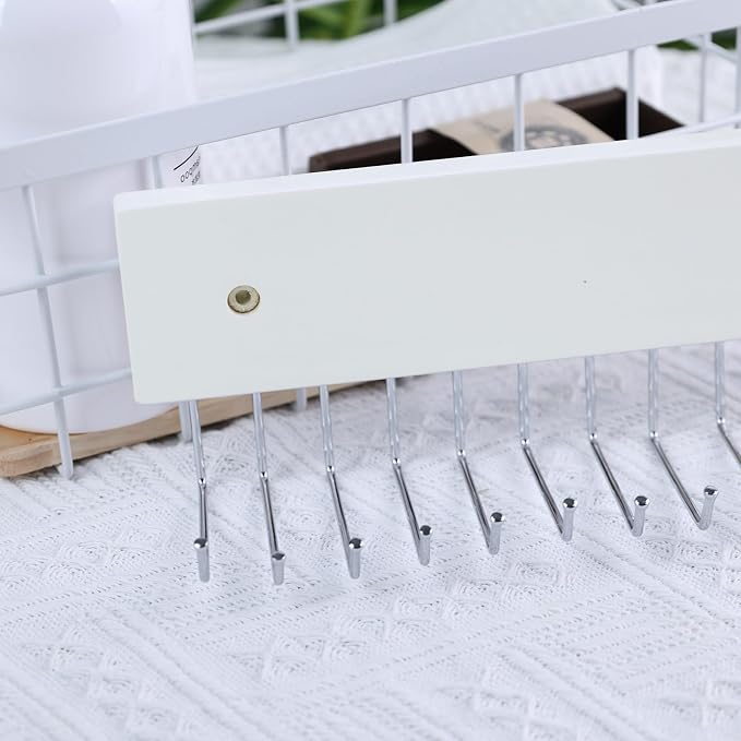Tie Rack Wall Mounted, 180 Degree Rotating Tie Hanger Belt Holder Organizer Max - Image 5