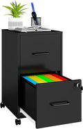 2 Drawer File Cabinet on Wheels, Mobile Filing Cabinets by Unknown