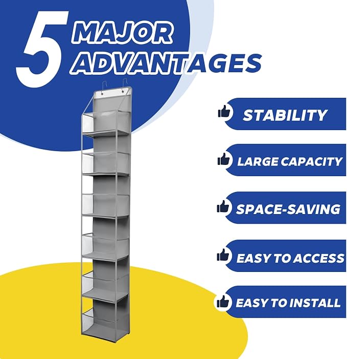 6-Tier Over The Door Hanging Organizer - Image 4