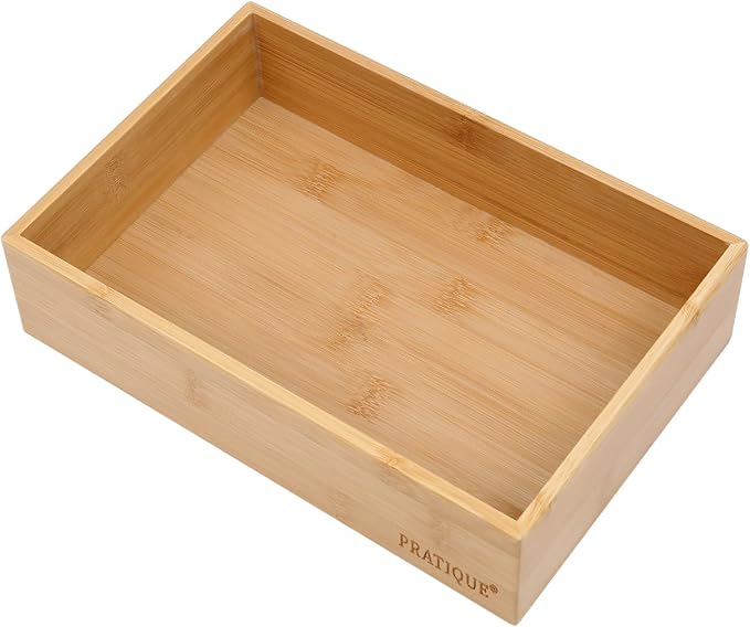 Bamboo Drawer Organizer by PRATIQUE