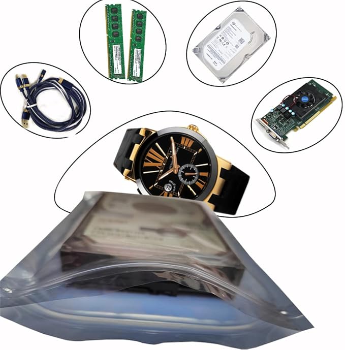 50pcs 5.9x7.8in/15x20cm Anti Static Bags, Premium Resealable Antistatic Bags - Image 6