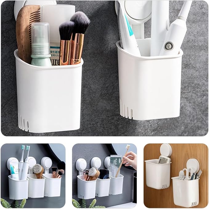 BESPORTBLE Strong Suction Cup Wall Toothbrush Holder - Image 5