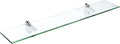 Spancraft Glass F-4.75x30-Chrome Falcon Glass Shelf, 4.75" x 30" by Spancraft