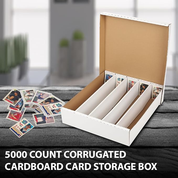 GRAND ORANGE 5000 Count Card Storage Box Full Lid Trading and Gaming Card - Image 2