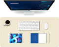 K KNODEL Large Office Leather Desk Mat, Mouse and Keyboard Pad, Computer and by K+KNODEL