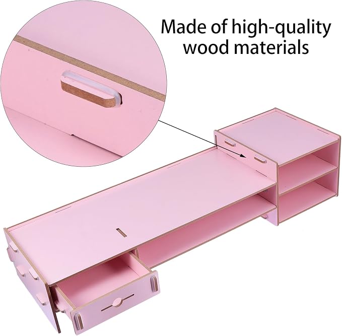 Pink Computer Monitor Stand Riser - Image 4