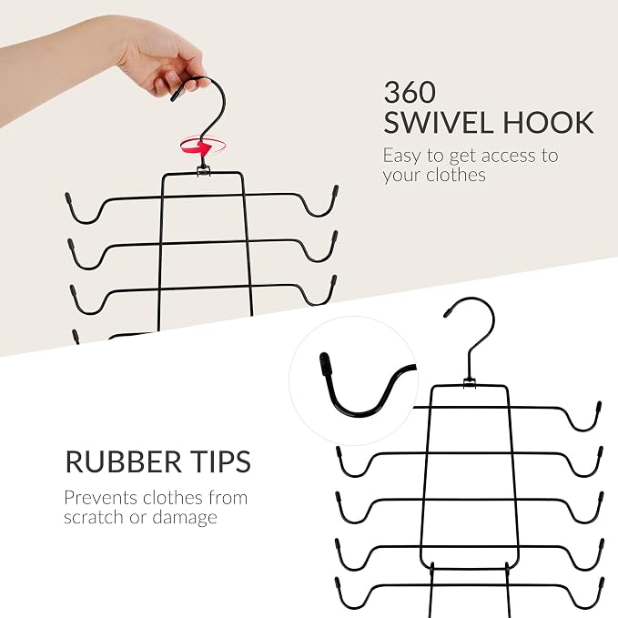 ZEDODIER 6 Pack Tank Top Hanger Space Saving, Bra Hangers - Image 7