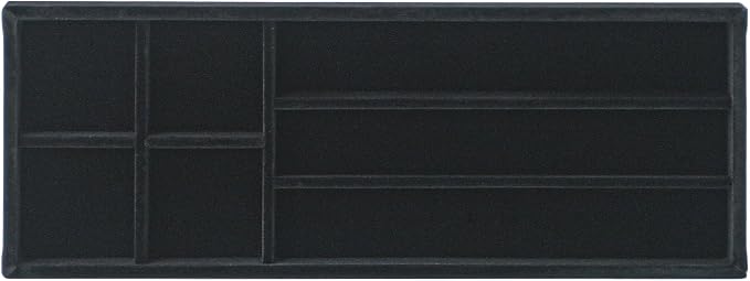 Divided Drawer Organizer Tray, Velvet Jewelry Storage Tray, Necklace Bracelet - Image 5